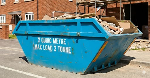 2 Cubic meter skip