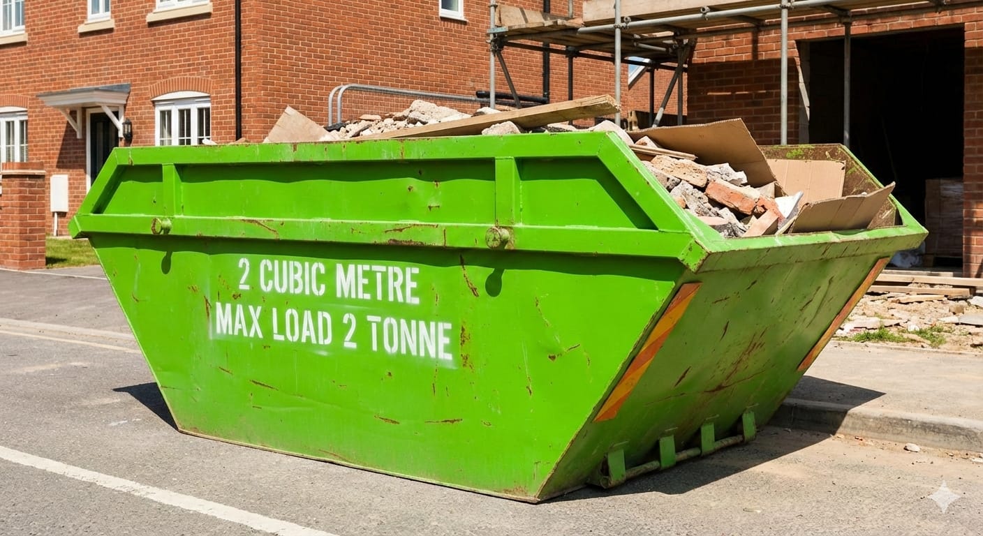 2 Cubic meter skip
